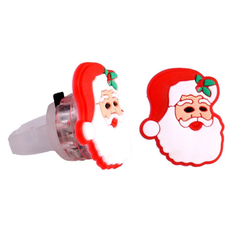 50PCS LED Light Christmas Halloween Ring