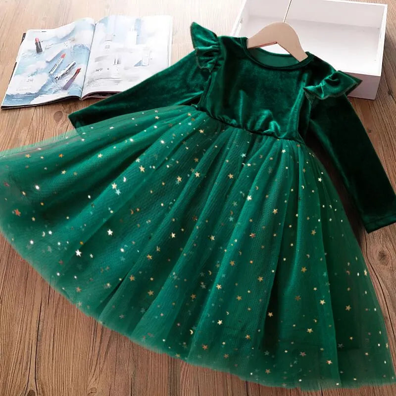 2023 New Girls Christmas Dress