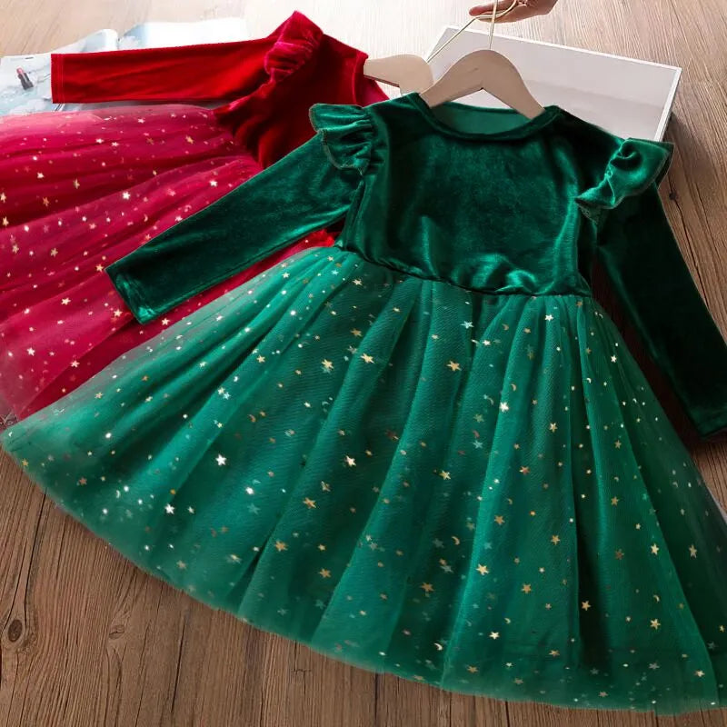 2023 New Girls Christmas Dress